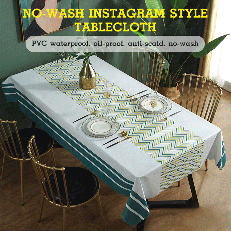 No-Wash Anti-Scald&nbsp;Instagram Style&nbsp;Tablecloth