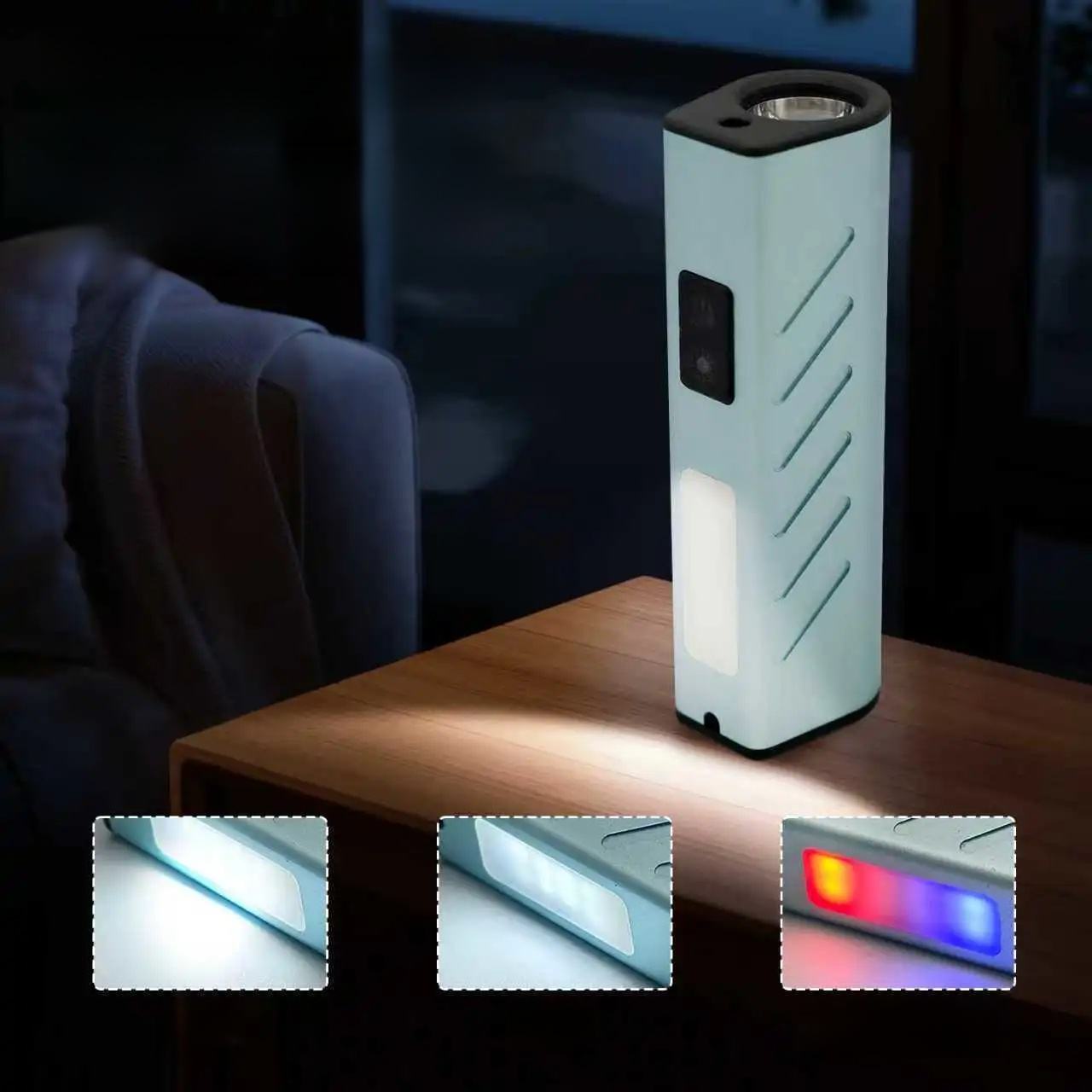 High Power Magnetic Work Flashlight