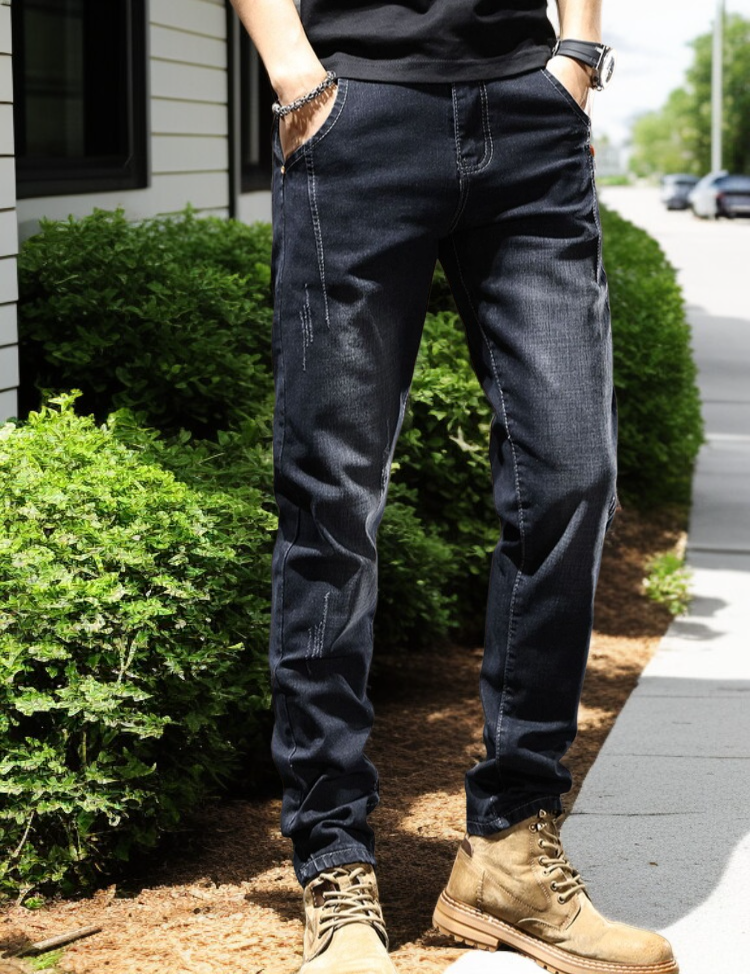 춘추용 남성 작은 발바지 착용샷