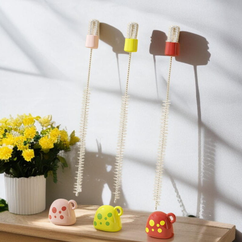 全方位クリーニング兼用ストローブラシ