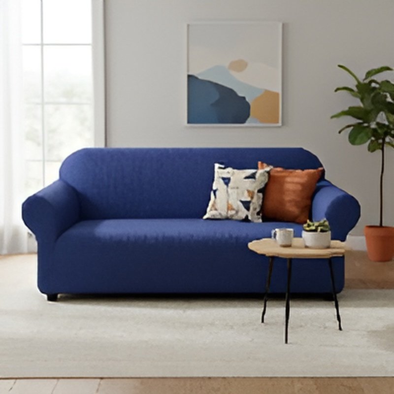 Waterproof Stretch Sofa Cover, Plain Design, Chaise Lounge Combination Sofa Protector