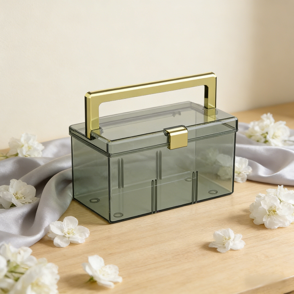 家用透明藥箱小型收納盒