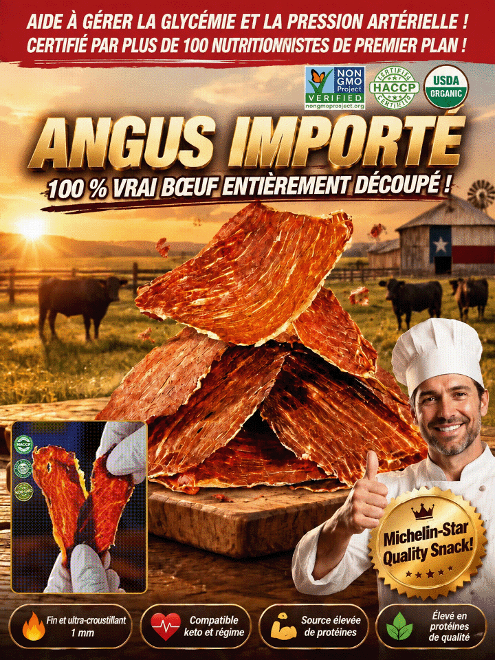 Chips croustillants au bœuf Angus