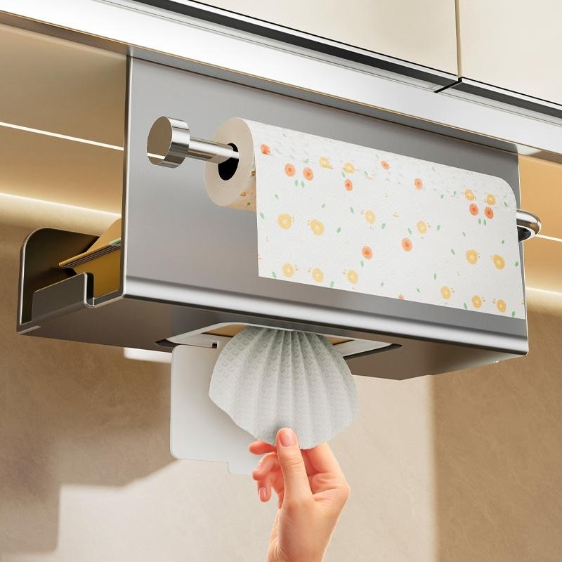 거꾸로 된 키친타월 보관함