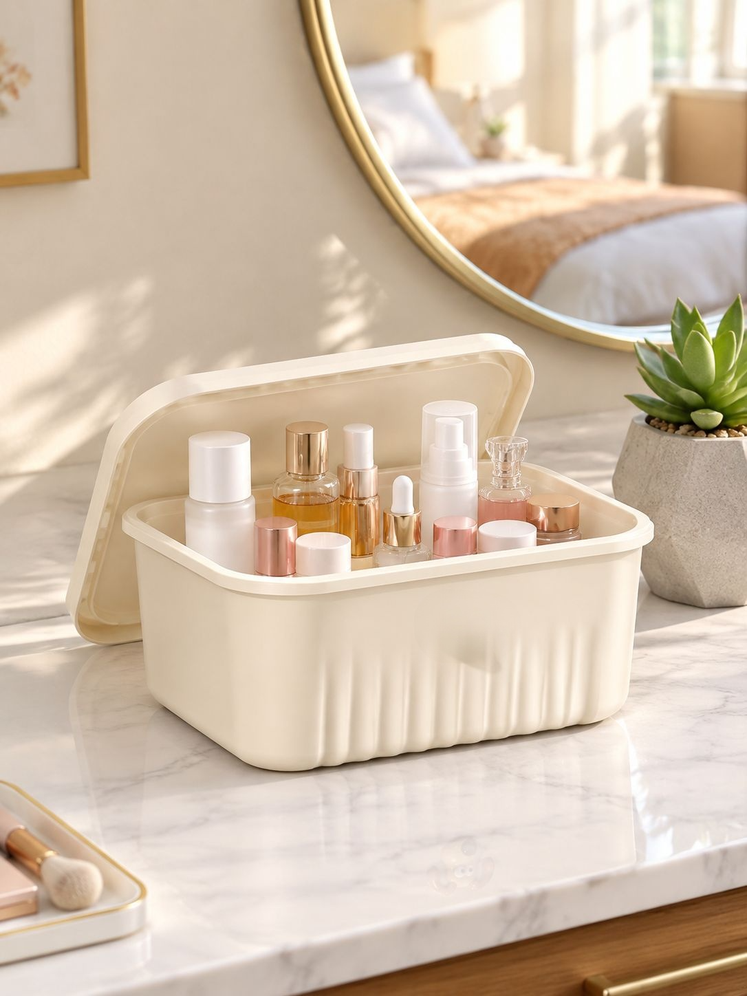 Caja organizadora portátil para juguetes y ropa