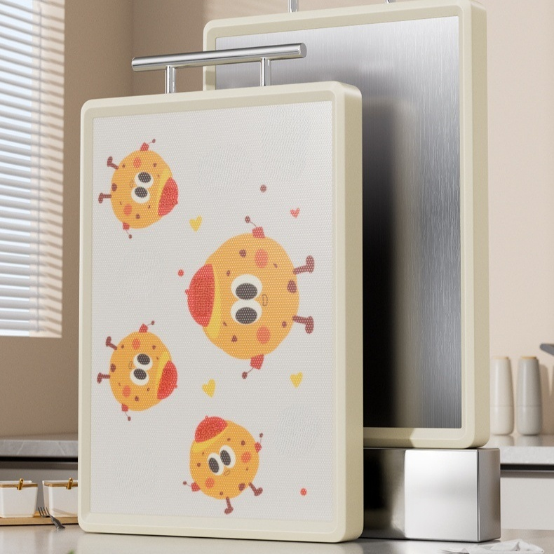 Antibakterielles und schimmelresistentes Schneidebrett aus Edelstahl für die Küche