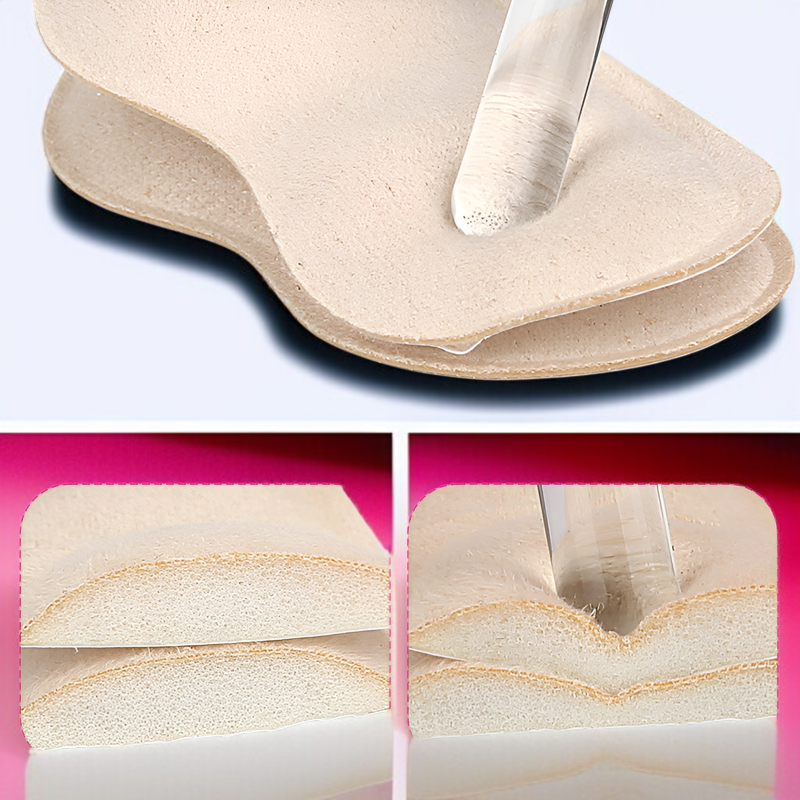 足の摩耗を防ぐスポンジヒールステッカー、かかとが落ちないように厚くしたヒールステッカー、滑り止めスポーツシューズステッカーハーフサイズパッド
