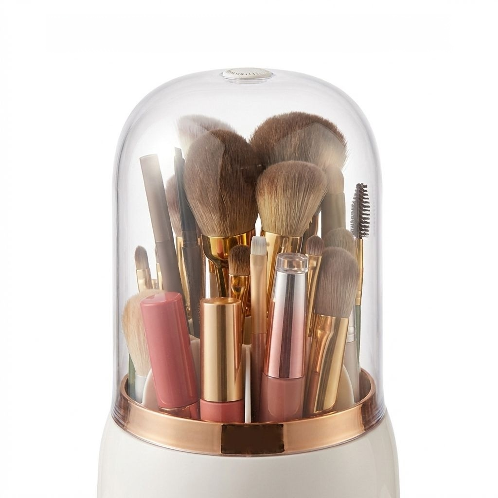 多機能メイクブラシ収納バケツ