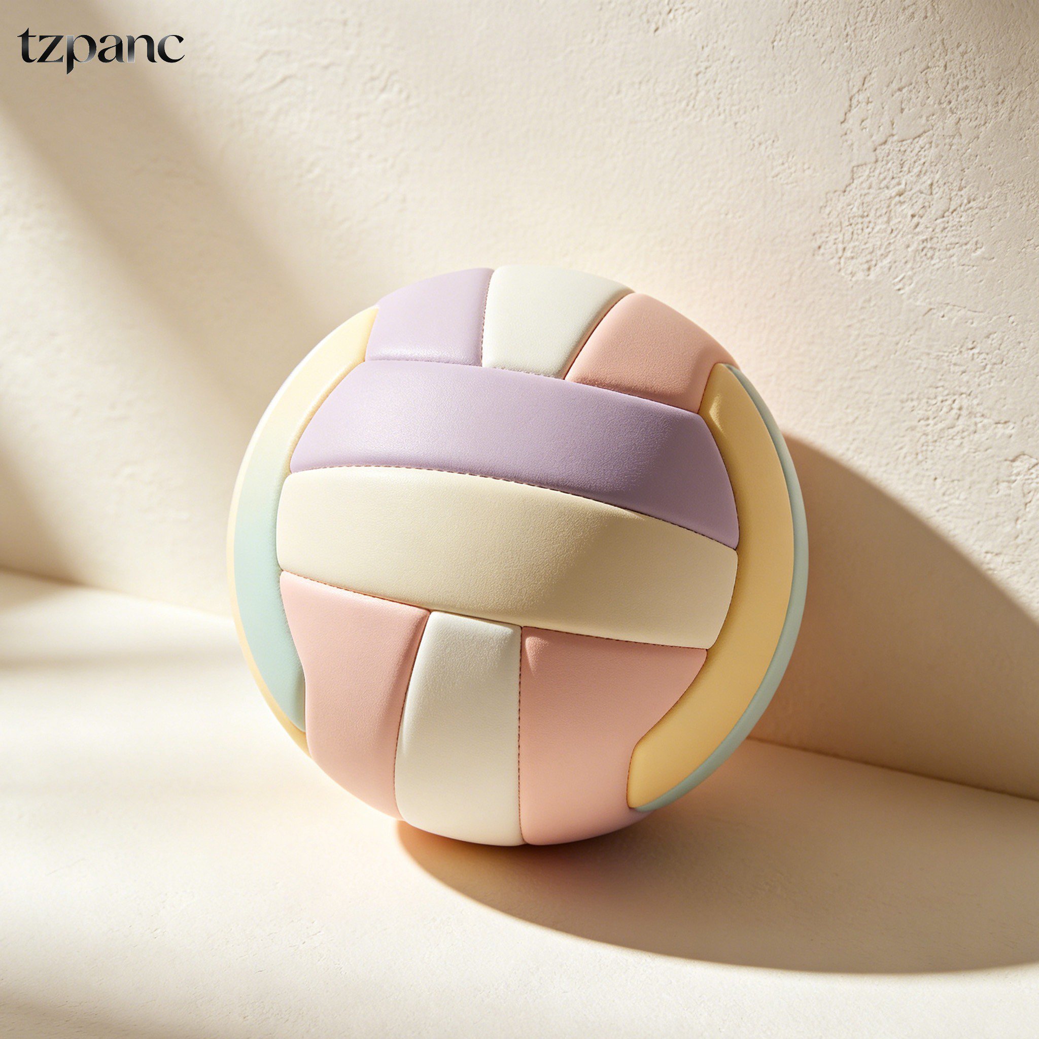 Color-blocked volleyball