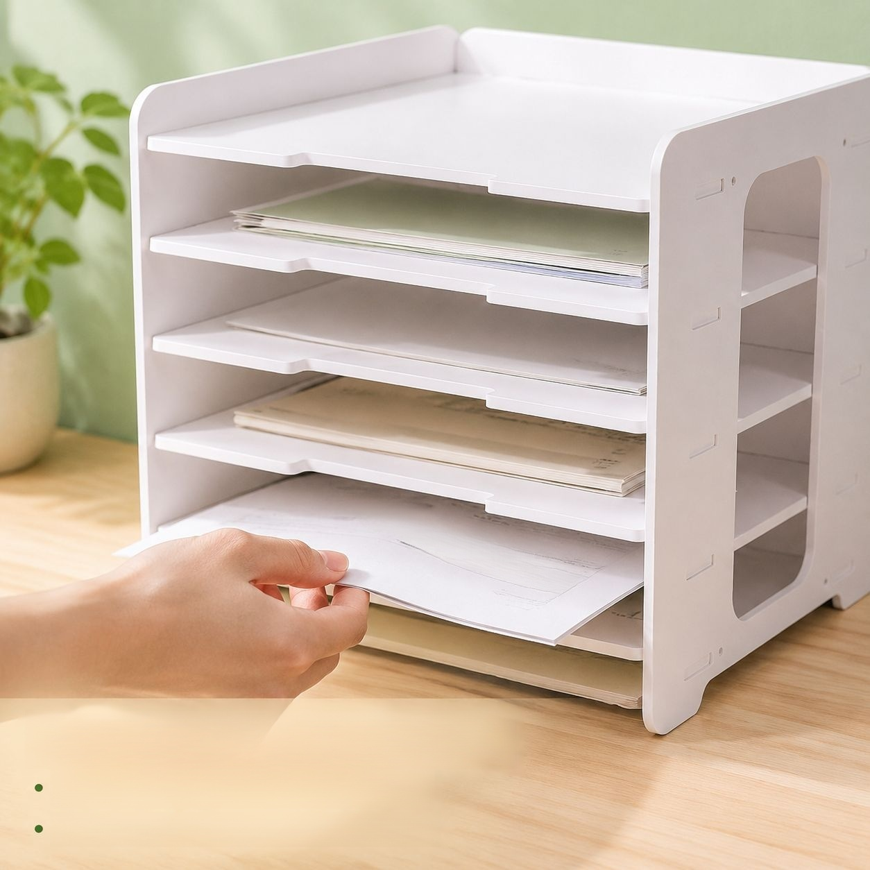 Étagère de rangement pour dossiers