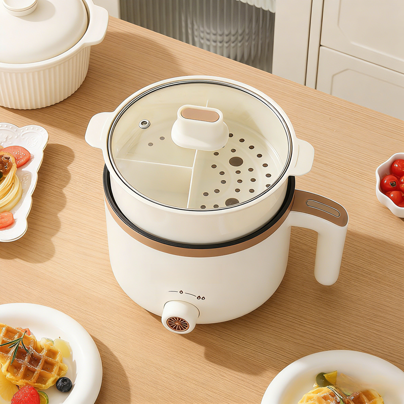 寮用多目的ラーメン鍋 蒸し煮鍋