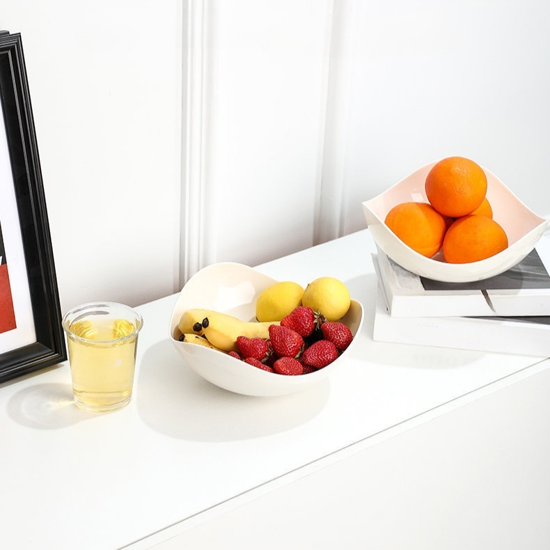ถาดผลไม้ดีไซน์หรูหรา สำหรับห้องนั่งเล่น เรียบง่าย สไตล์โมเดิร์น