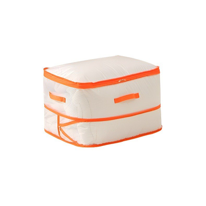 大容量の透明衣類収納ボックス