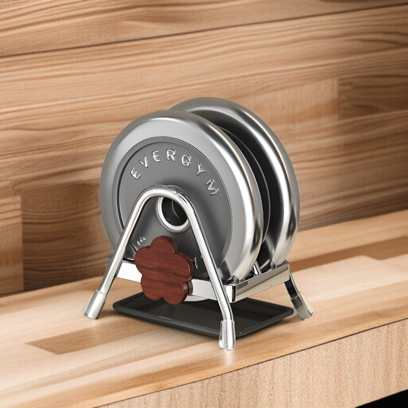 Soporte multipropósito para tablas de cortar con patrón de cuadros, fácil de limpiar y ajustable