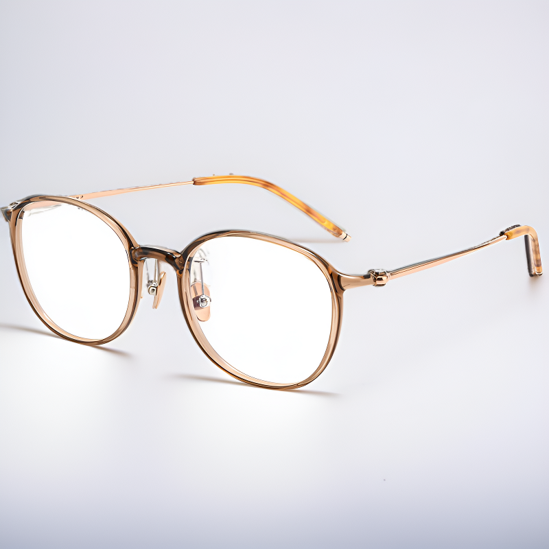 Ultralekkie tytanowe okulary do czytania blokujące niebieskie światło