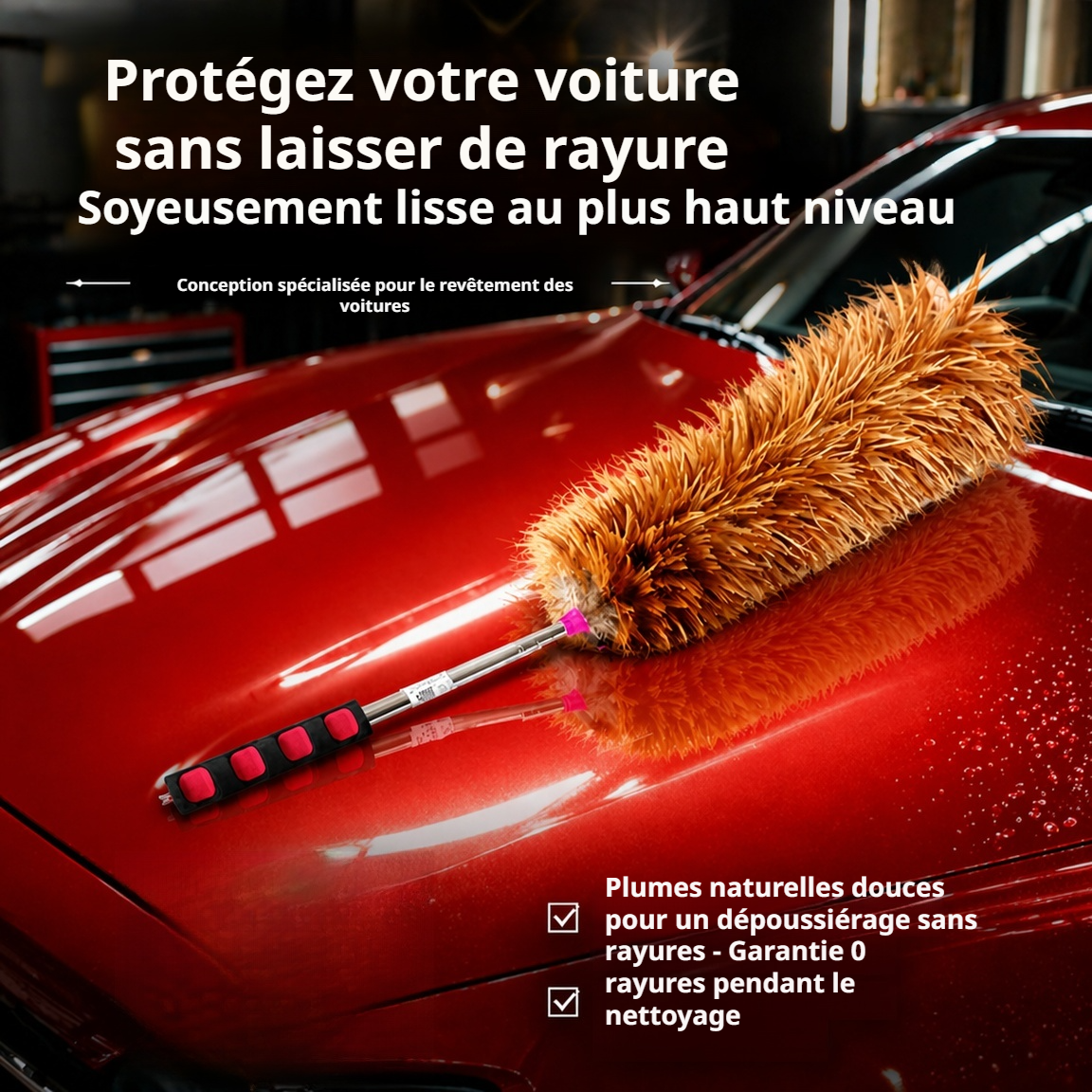 Plumeau pour la maison et la voiture, flexible et épaissi, kit complet