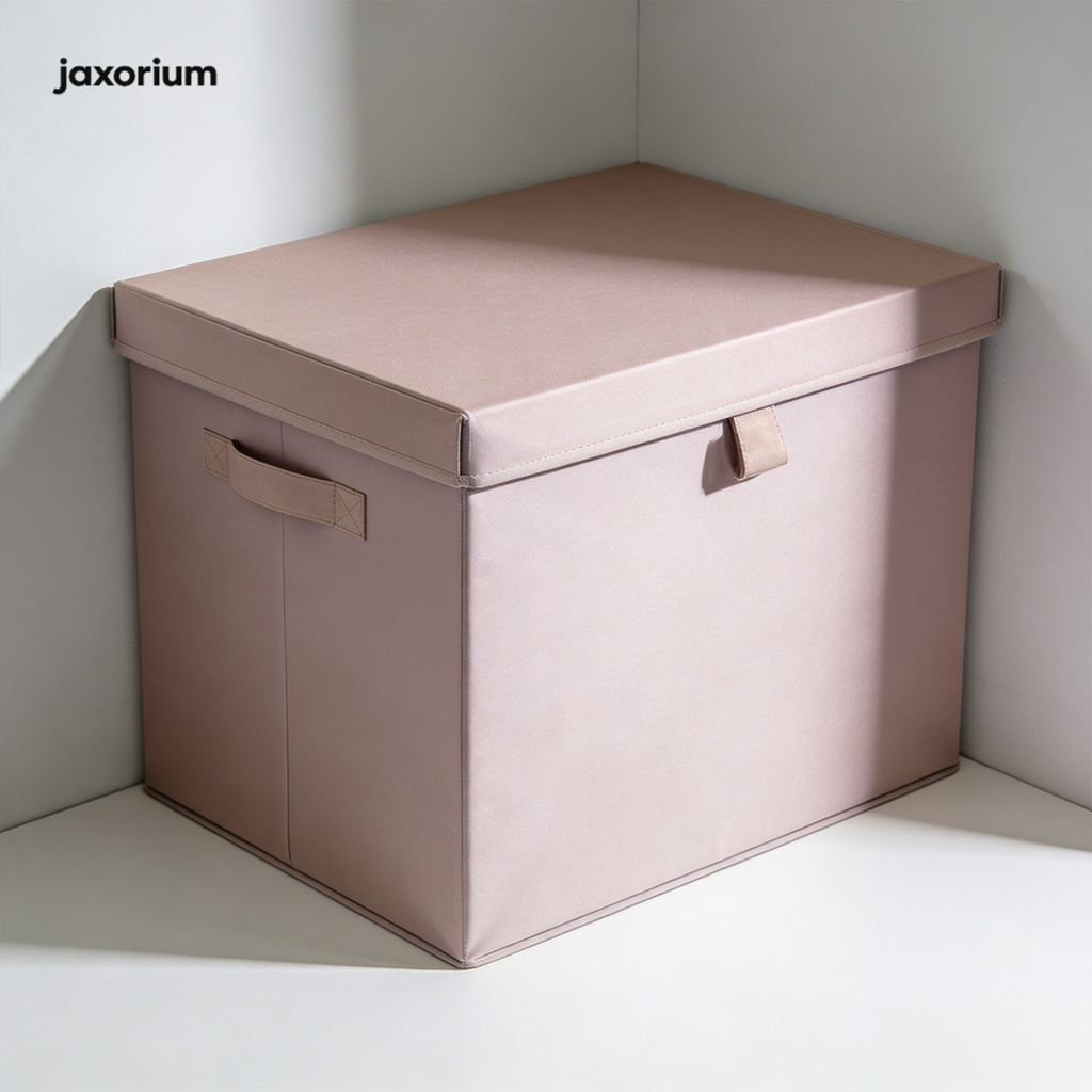 Dustproof storage box with secure lid for home organization