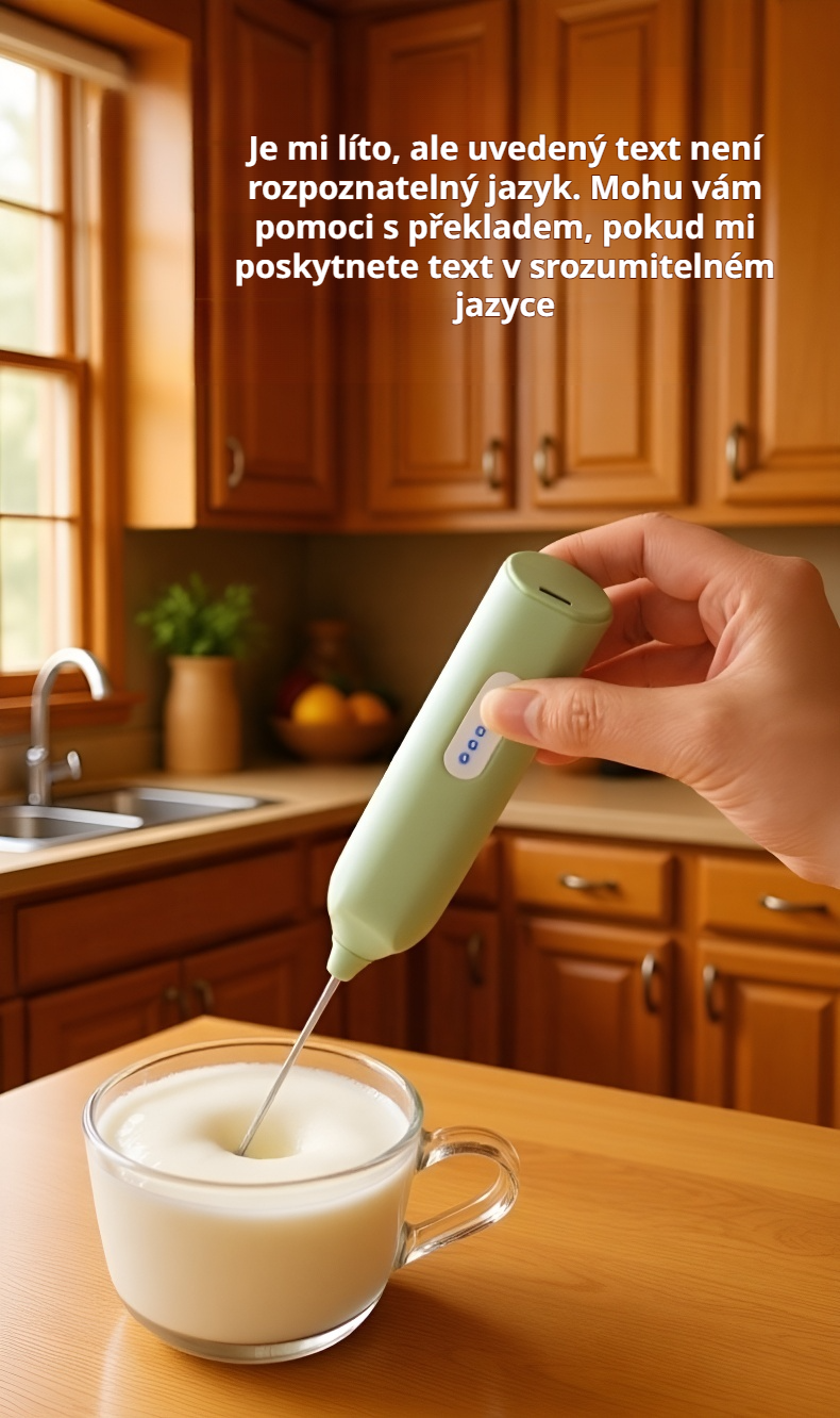 Snadno ovladatelný elektrický šlehač pro každodenní použití