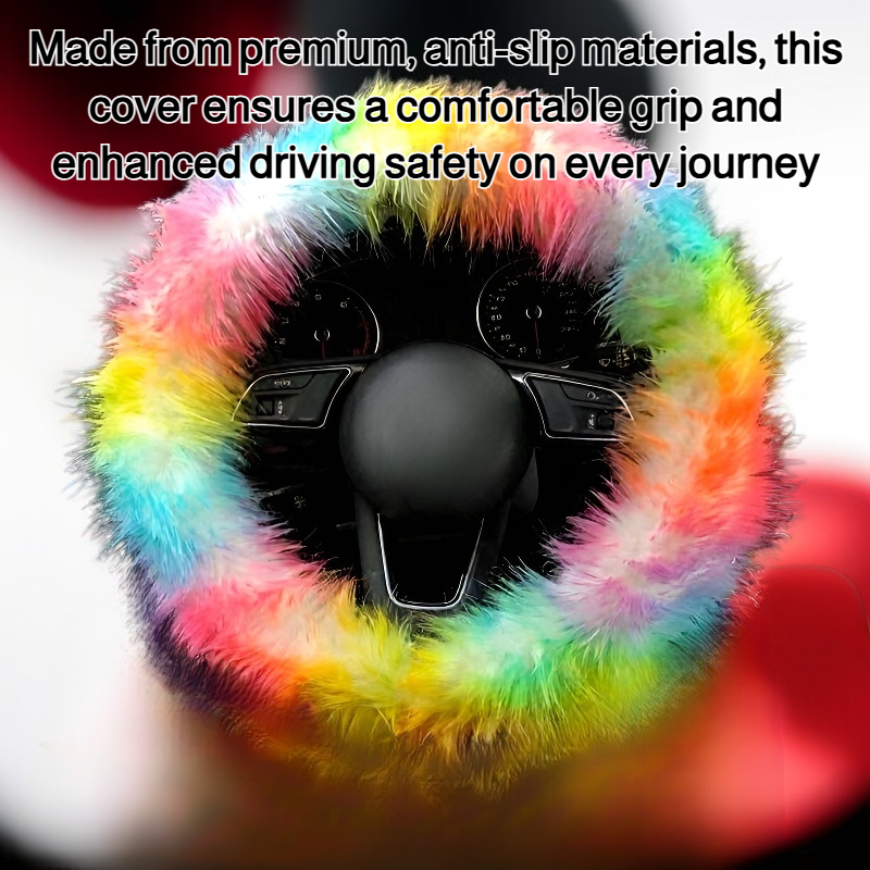 Colorful steering wheel cover