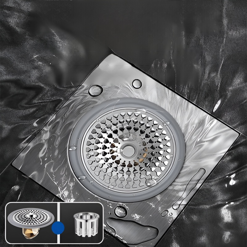 화장실 거름망 악취방지 바닥누설심 방충 스테인리스 화장실 악취방지 바닥누설