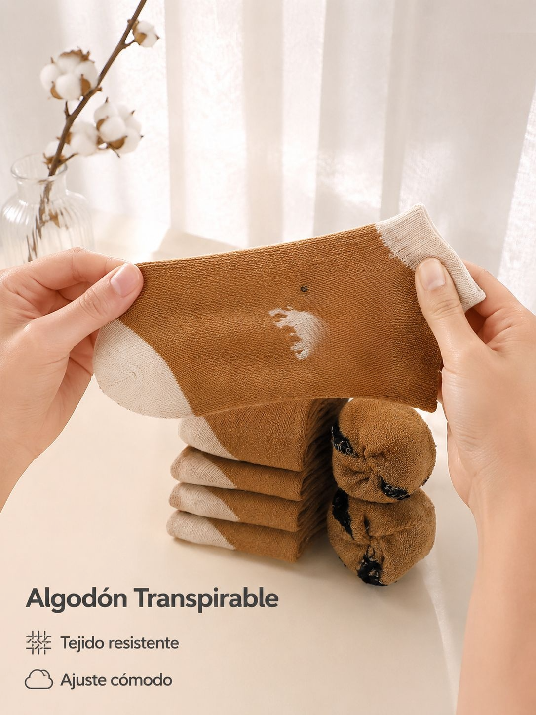 Calcetines de algodón gruesos para invierno