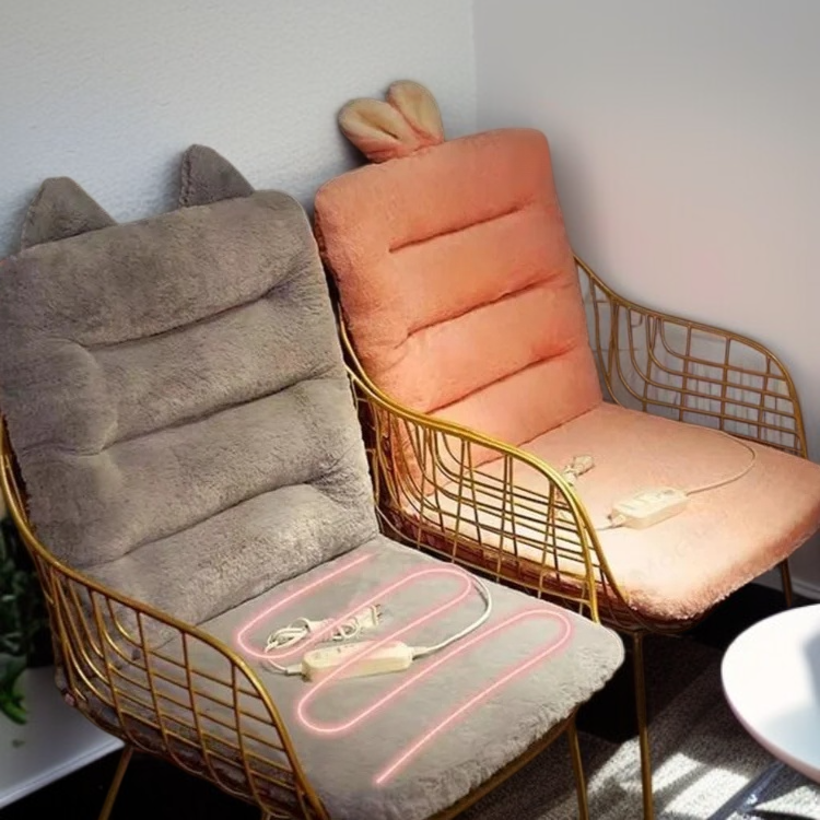 ソファ椅子用 電気加熱座布団 背もたれ保温マット