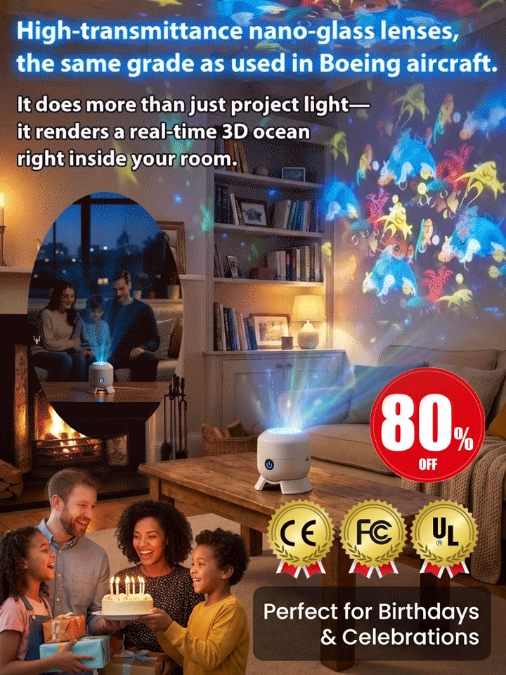 Immersive Holographic Projection Lamp