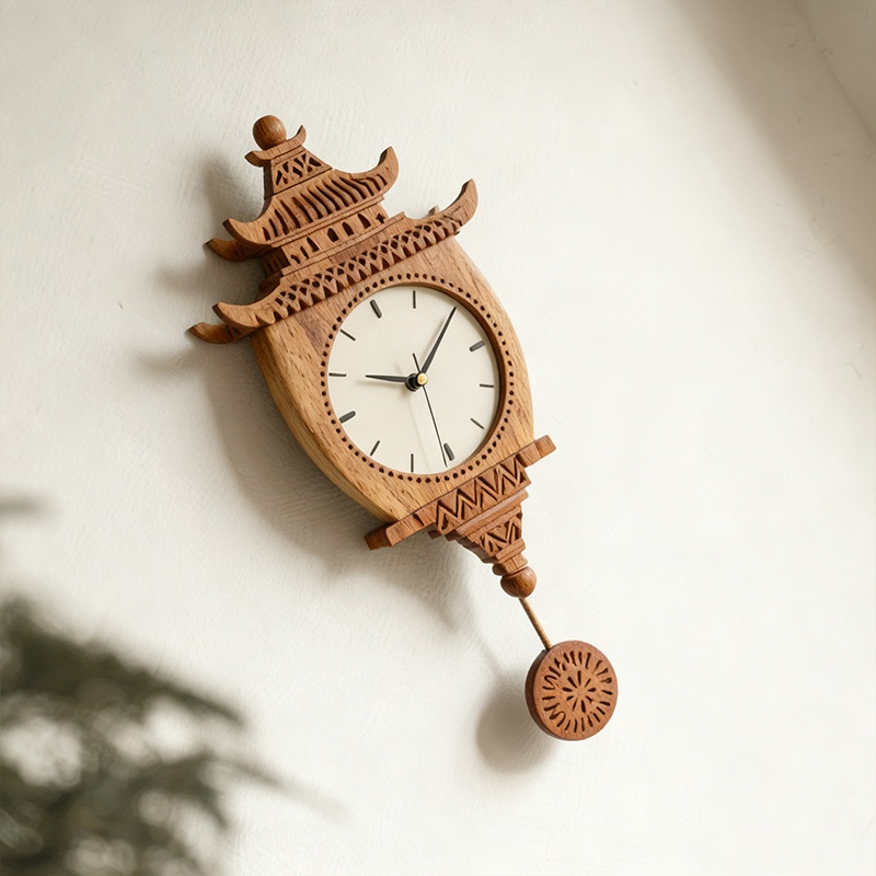 탑 모양 인테리어 벽시계