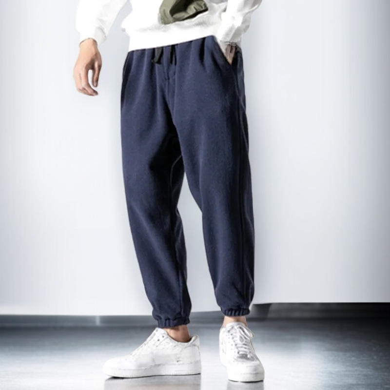 남자 플리스 밴딩 트레이닝 츄리닝 바지 빅사이즈