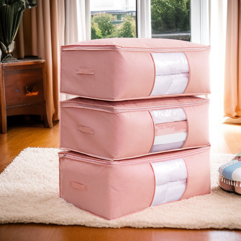 Bolsa de almacenamiento de ropa de gran capacidad en dormitorio