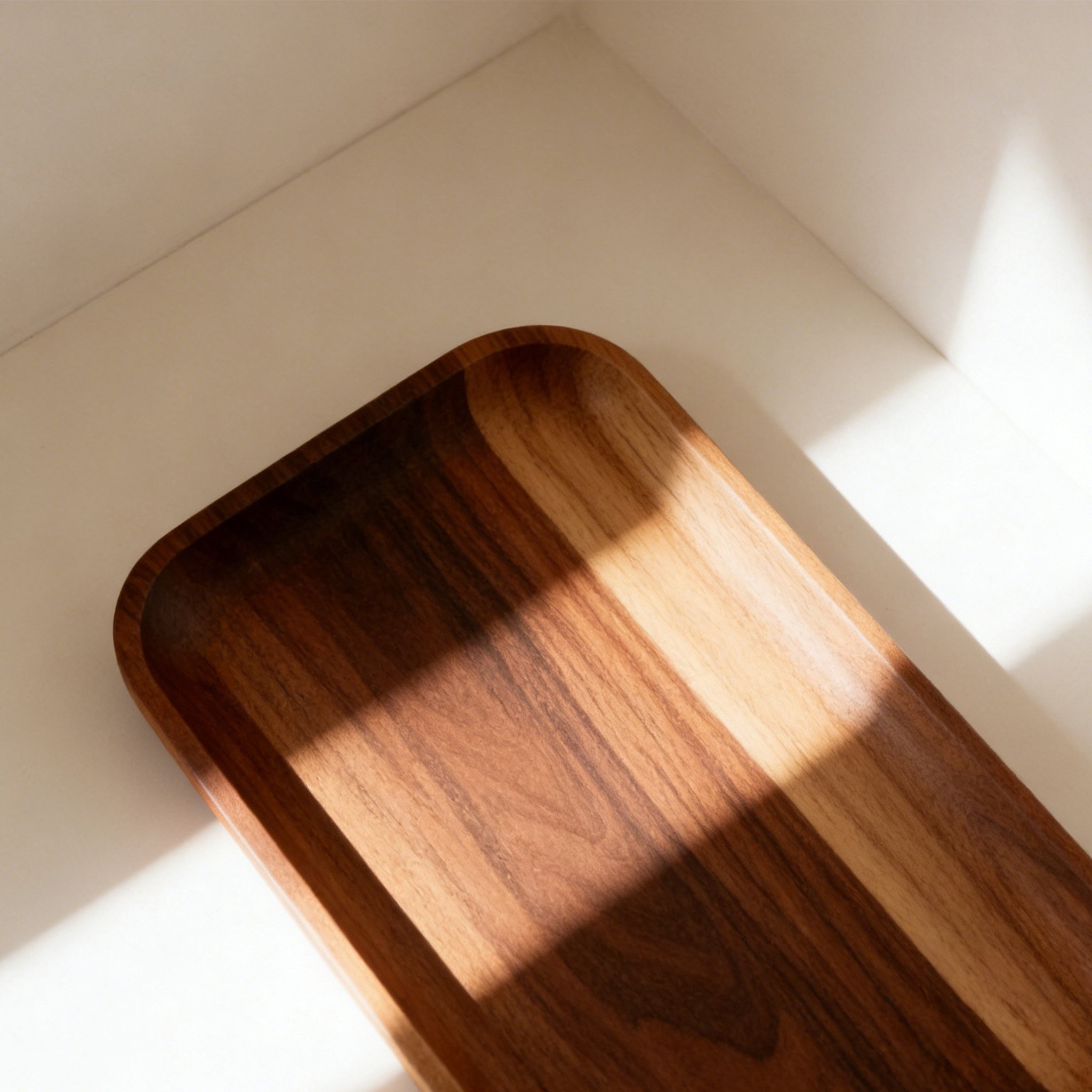 天然木製カトラリー収納トレイ2点セットの全体画像