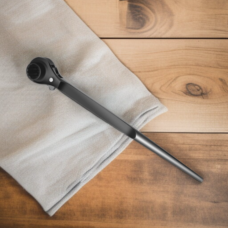 뾰족한 꼬리가 있는 라쳇 렌치