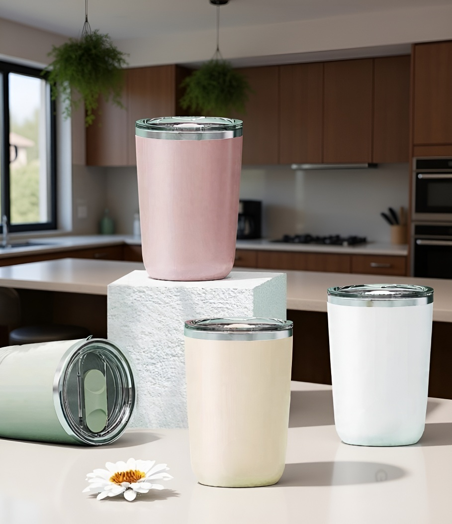 내구성 뛰어난 스테인리스 소재 컵