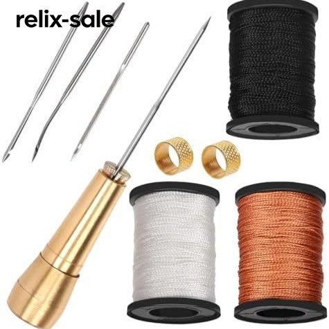 ชุดสว่านทองแดงพร้อมหัวและด้ามจับแบบเปลี่ยนได้สำหรับการเจาะ สว่าน และการซ่อมแซมพื้นรองเท้า