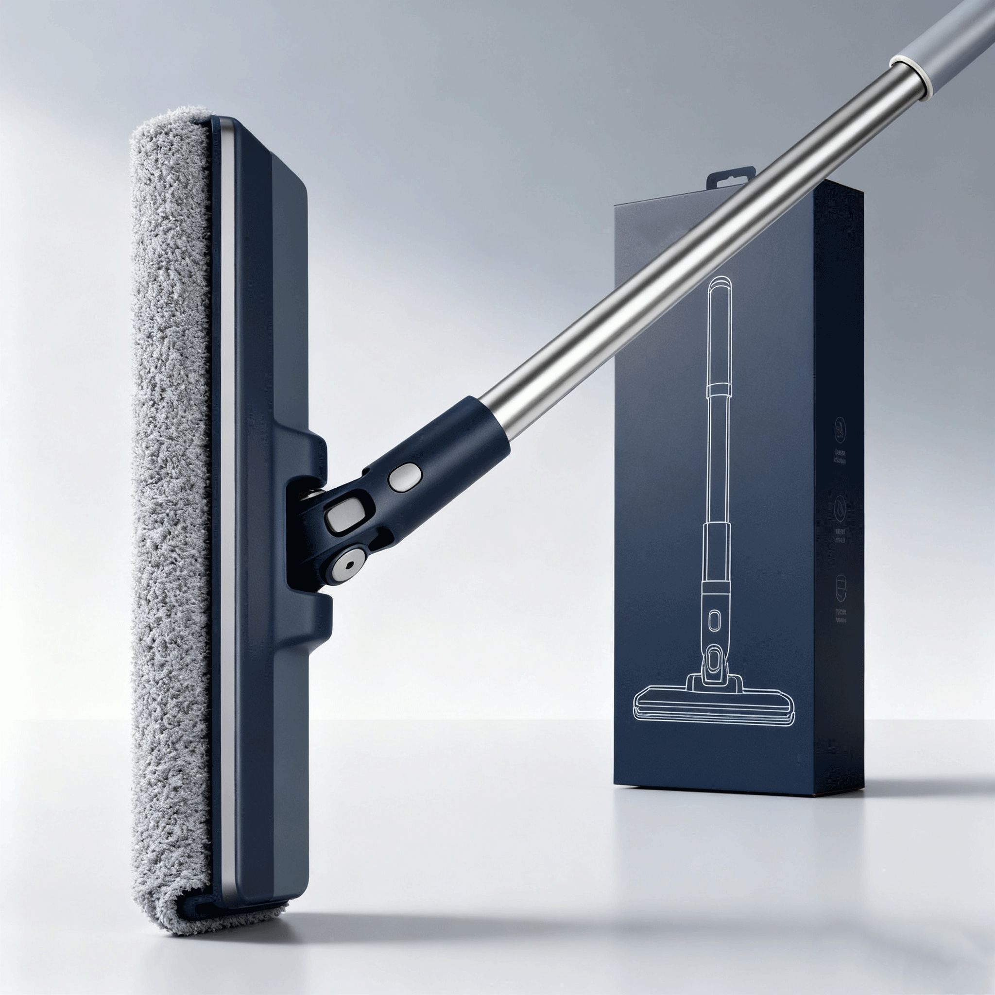 Mop s funkcí samočištění, úspora práce při úklidu 