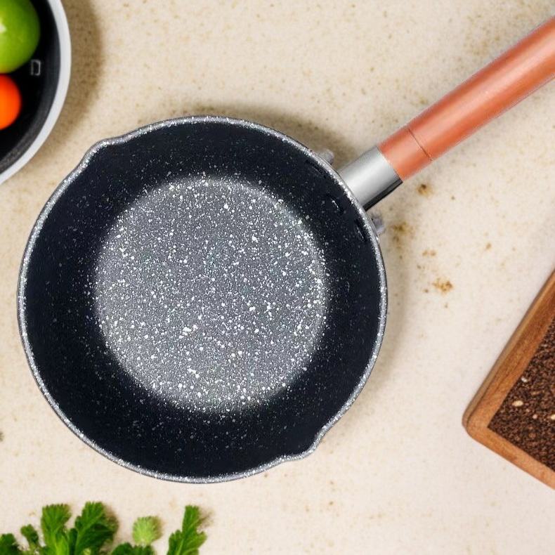 기숙사 일본식 스노우팬 인덕션 아기 이유식 붙지 않는 냄비 맥반석 컬러 라면팬 후라이팬