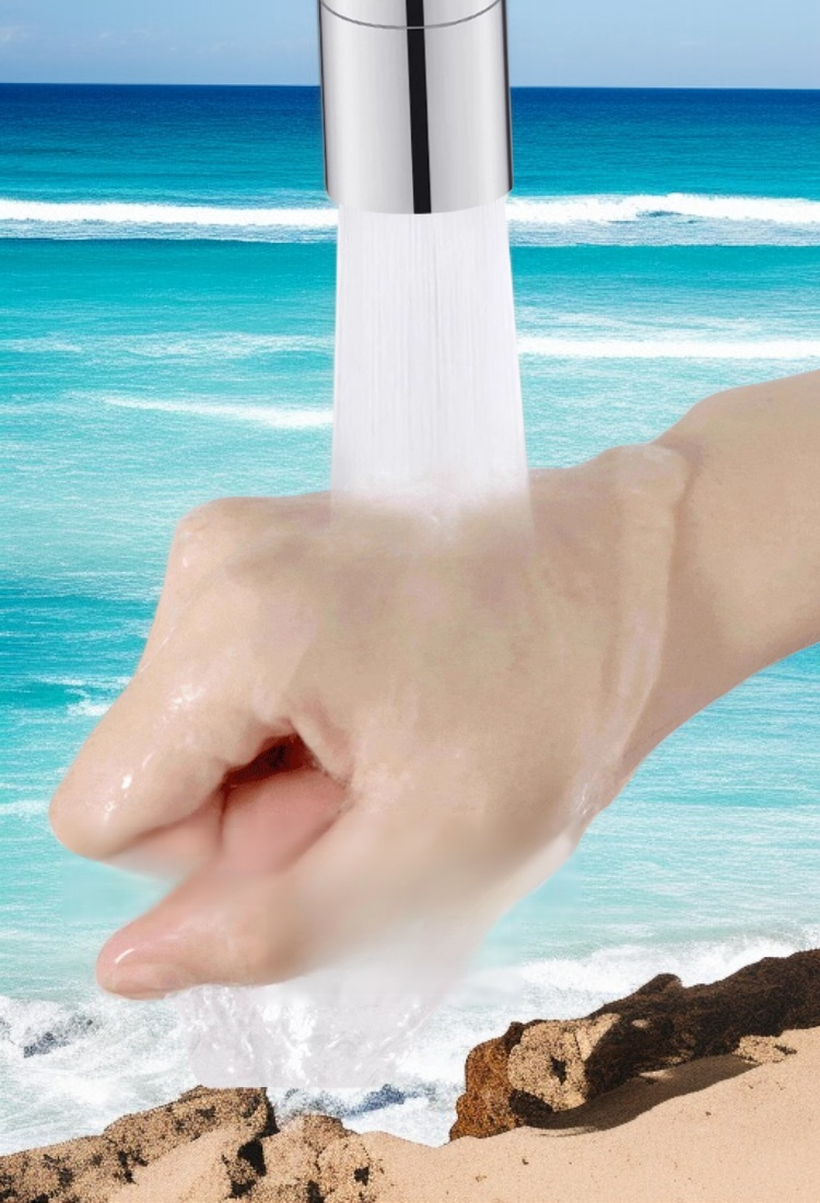  ก๊อกน้ำควบคุมอุณหภูมิสามสีหมุนได้ 720°