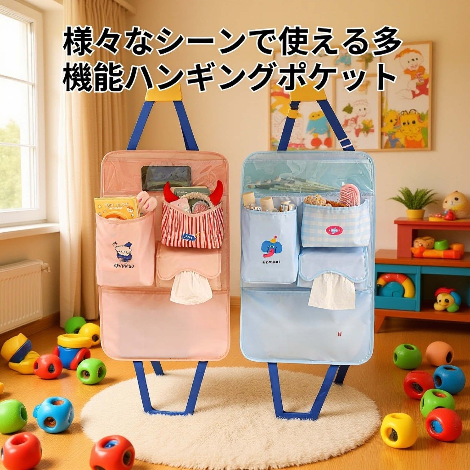 多機能ドア裏収納ポケットの全体イメージ