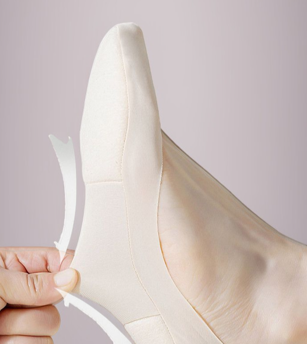 滑り止め設計のアイスシルクボートソックス