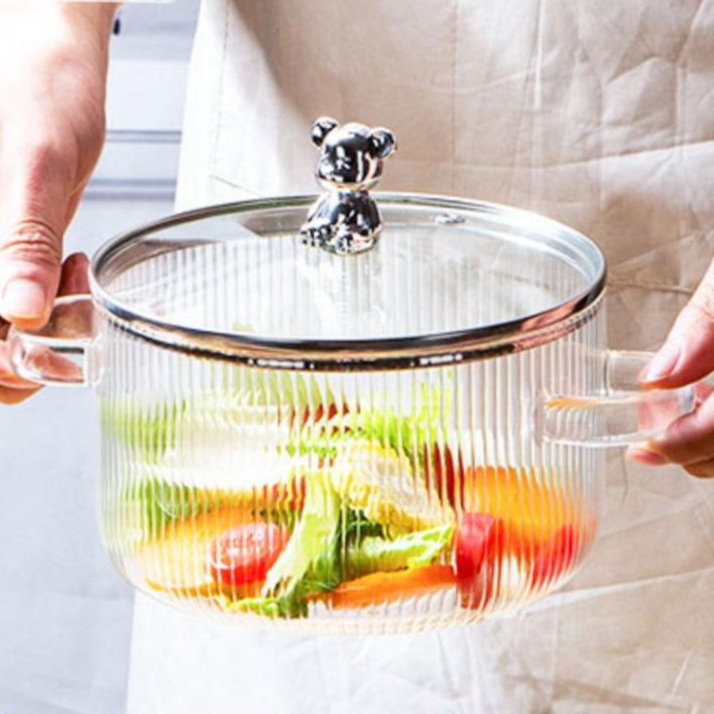 奶鍋小家用高硼硅玻璃湯鍋