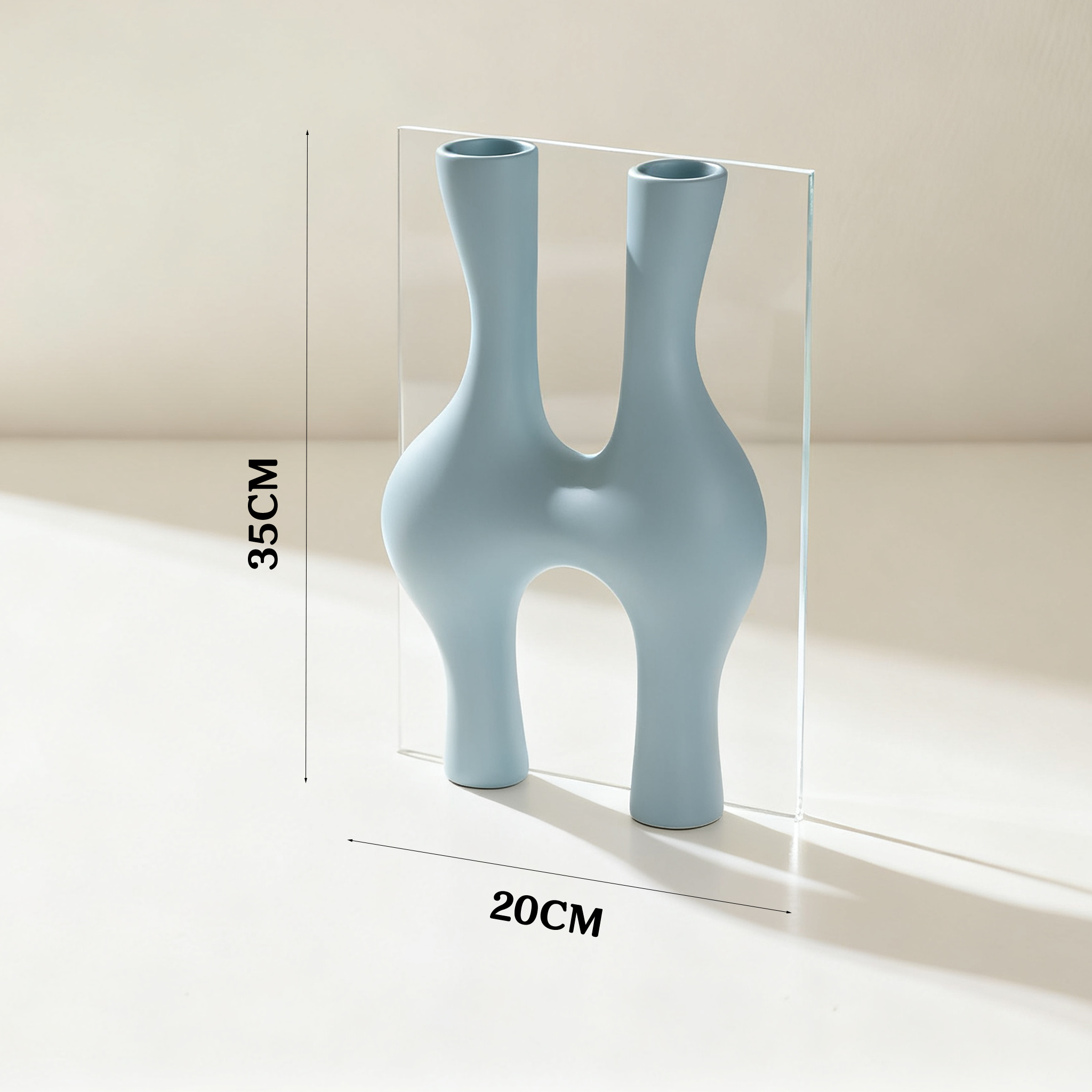 감각적인 디자인의 아크릴 오브제