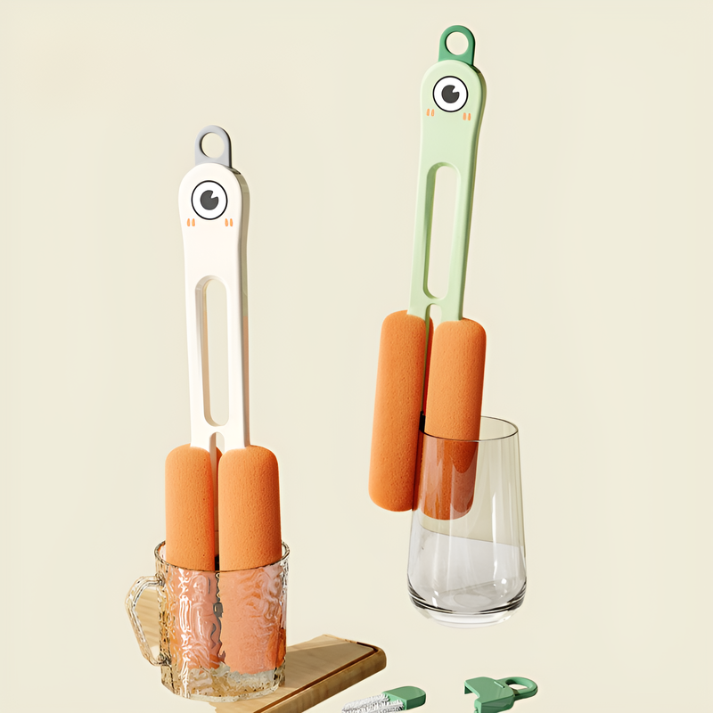 다기능 양면 긴 손잡이 컵 브러쉬