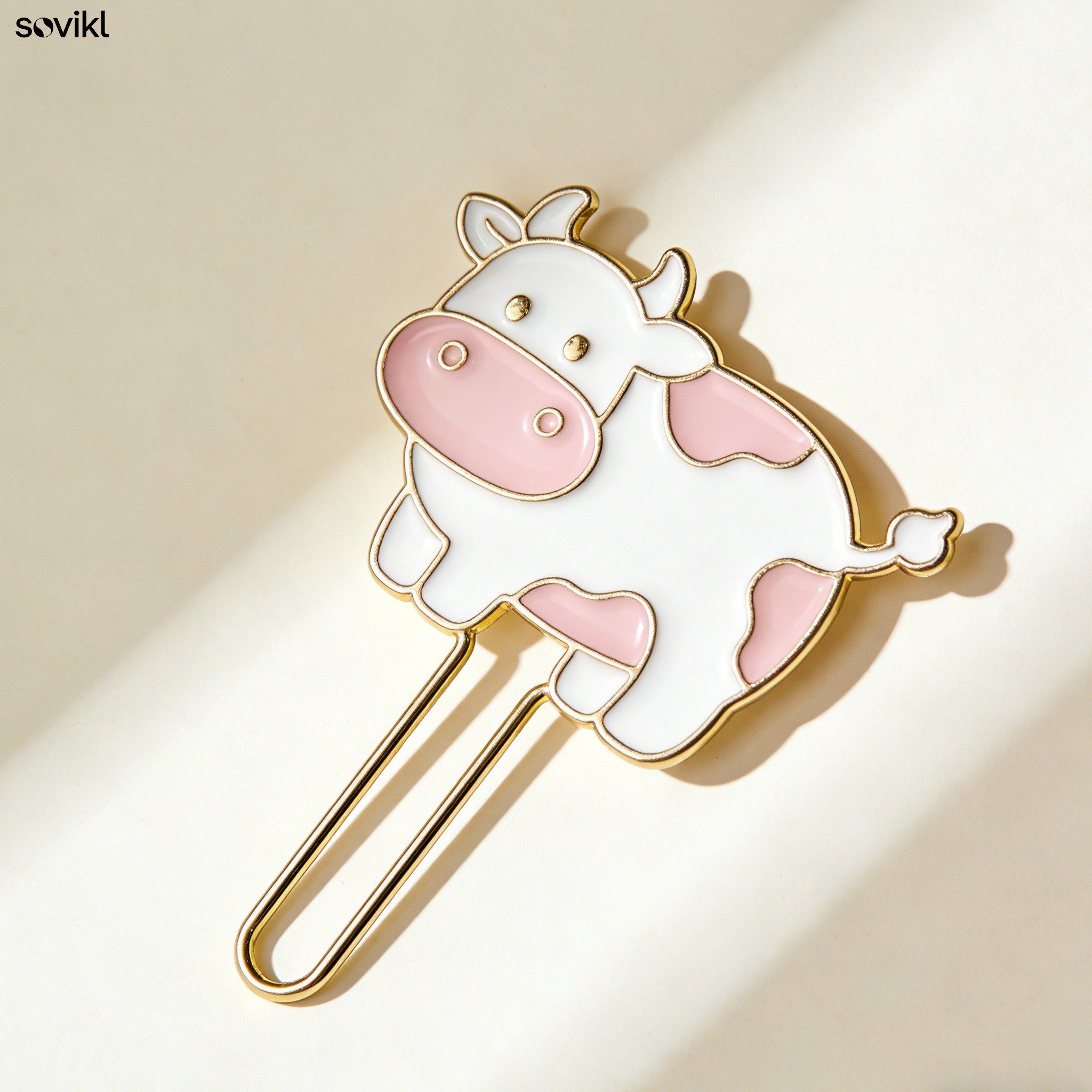 Cow-shaped bookmarks (10 pieces)
