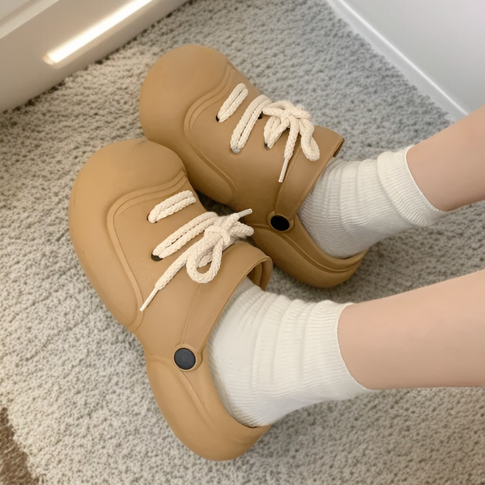 컴포트 모던 하프 슬리퍼 패션 반백 슈즈