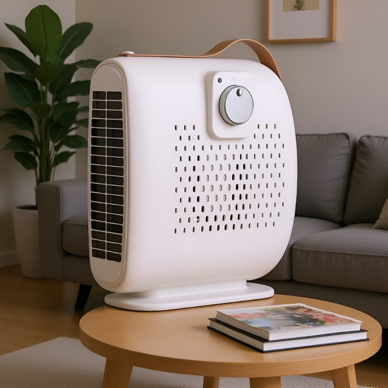 一定温度省エネ丸月温風送風機