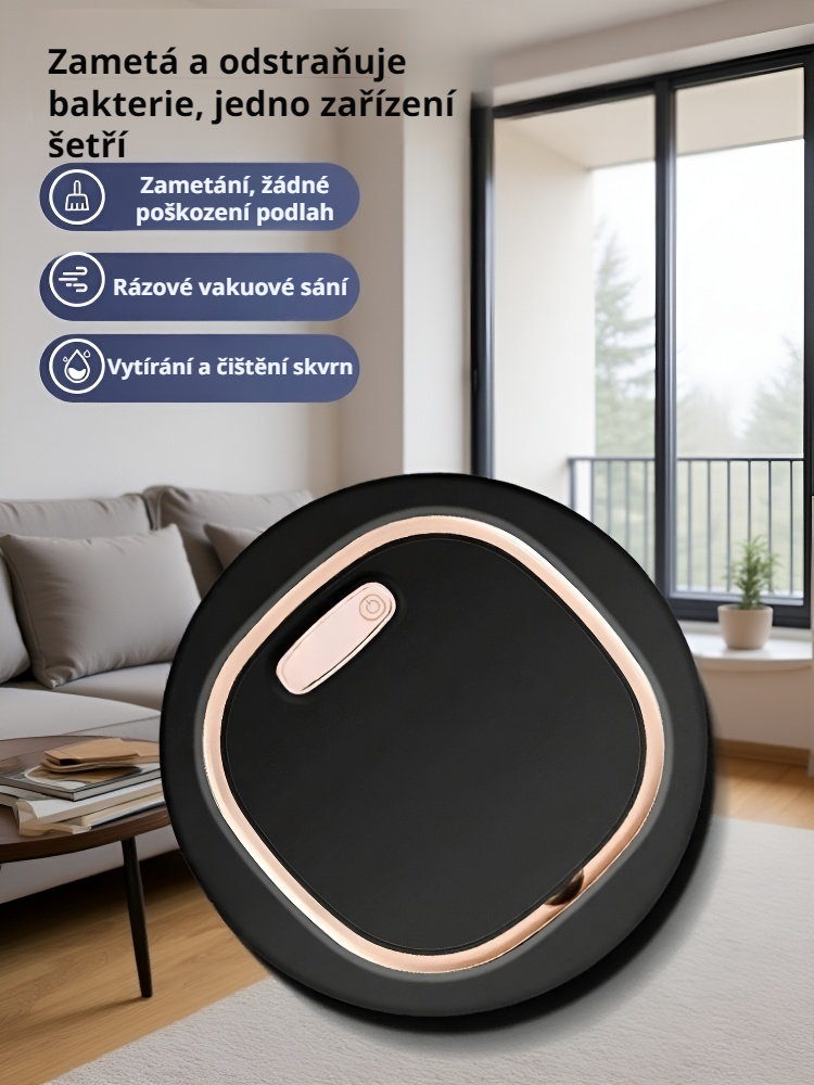 Chytrý bezdrátový mopovací robot 