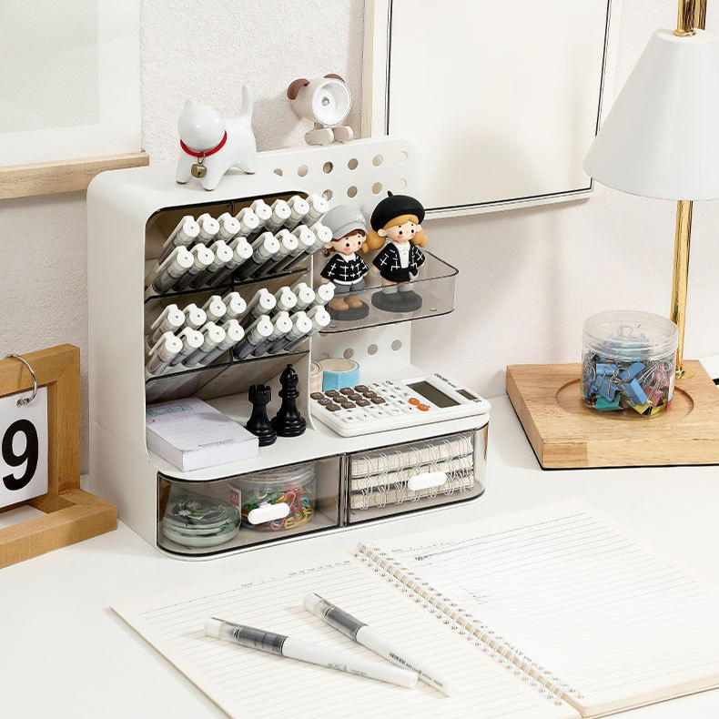  斜插式筆筒收納盒 