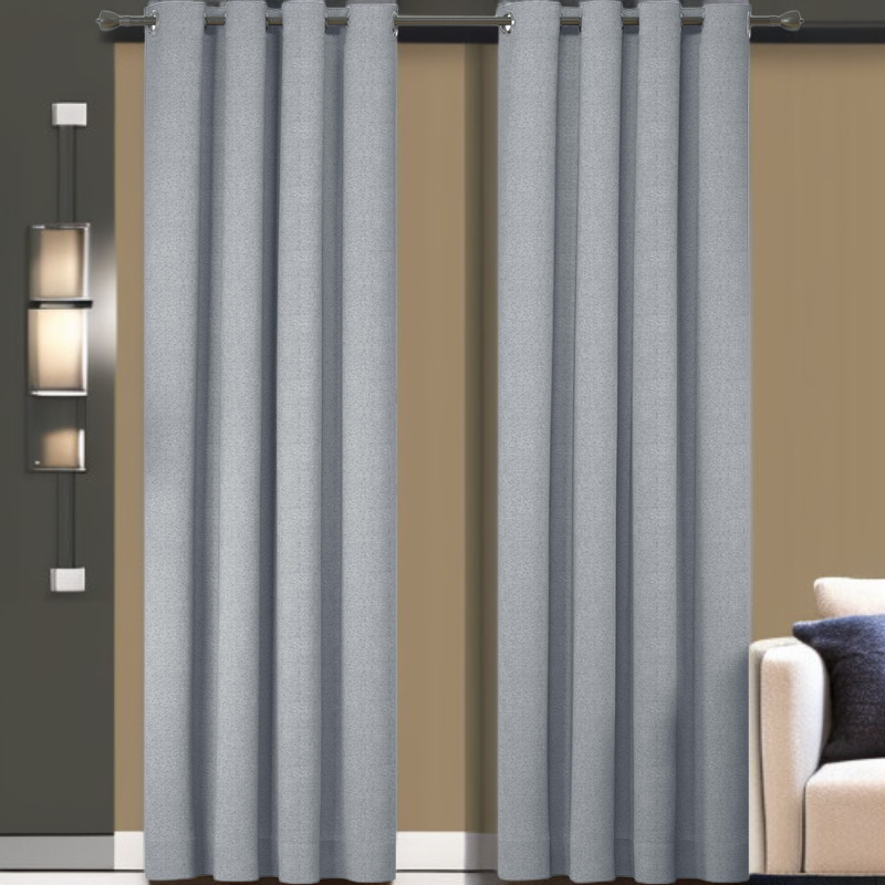 寝室ソリッドカラー高遮光遮光カーテン完成リビングルームバルコニーフル遮光カーテン