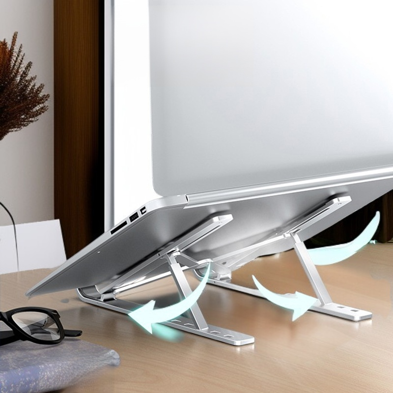 사무실용 높이 조절 알루미늄 노트북 받침대