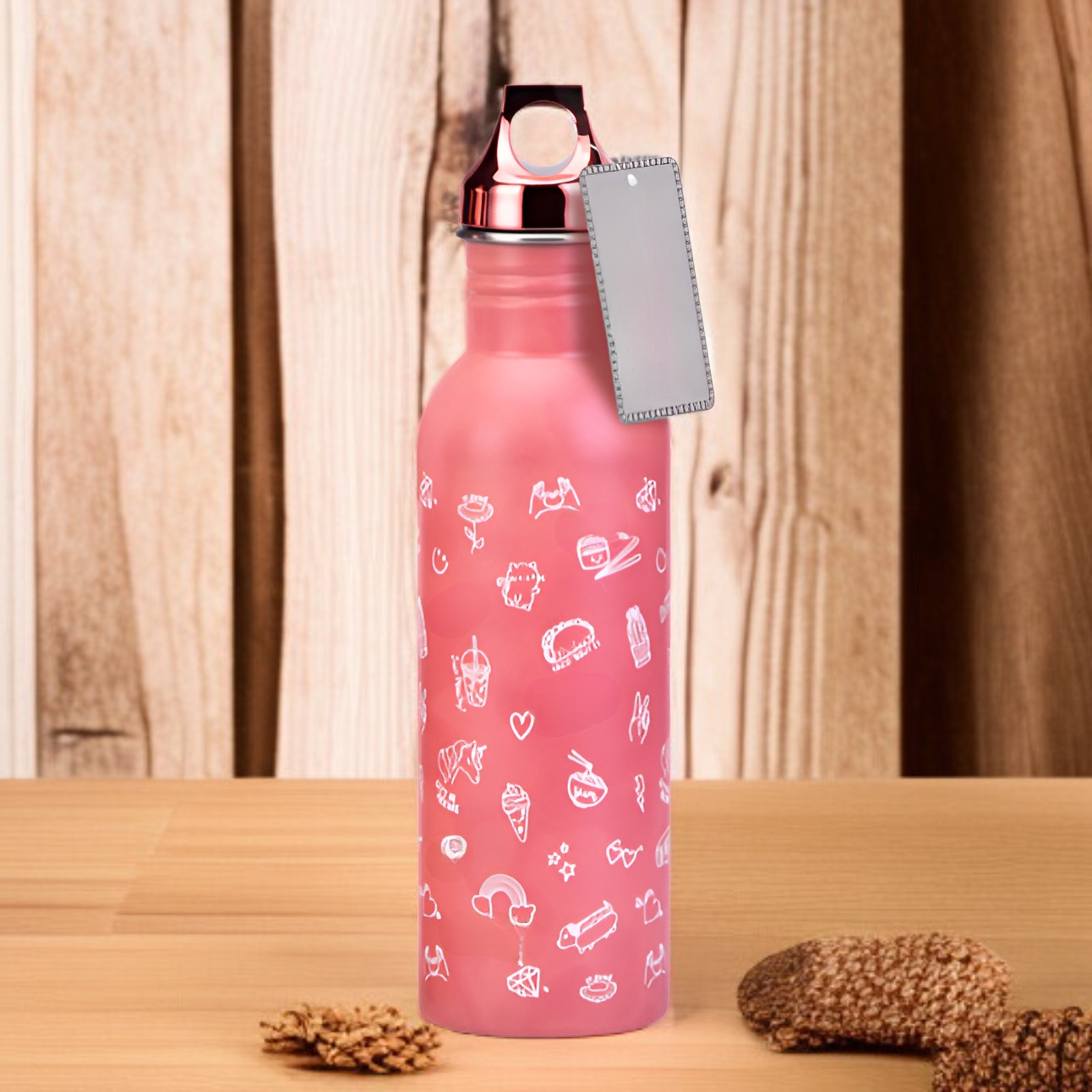 زجاجة مياه متحركة من الفولاذ غير الحديدي من الفئة الجنوبية